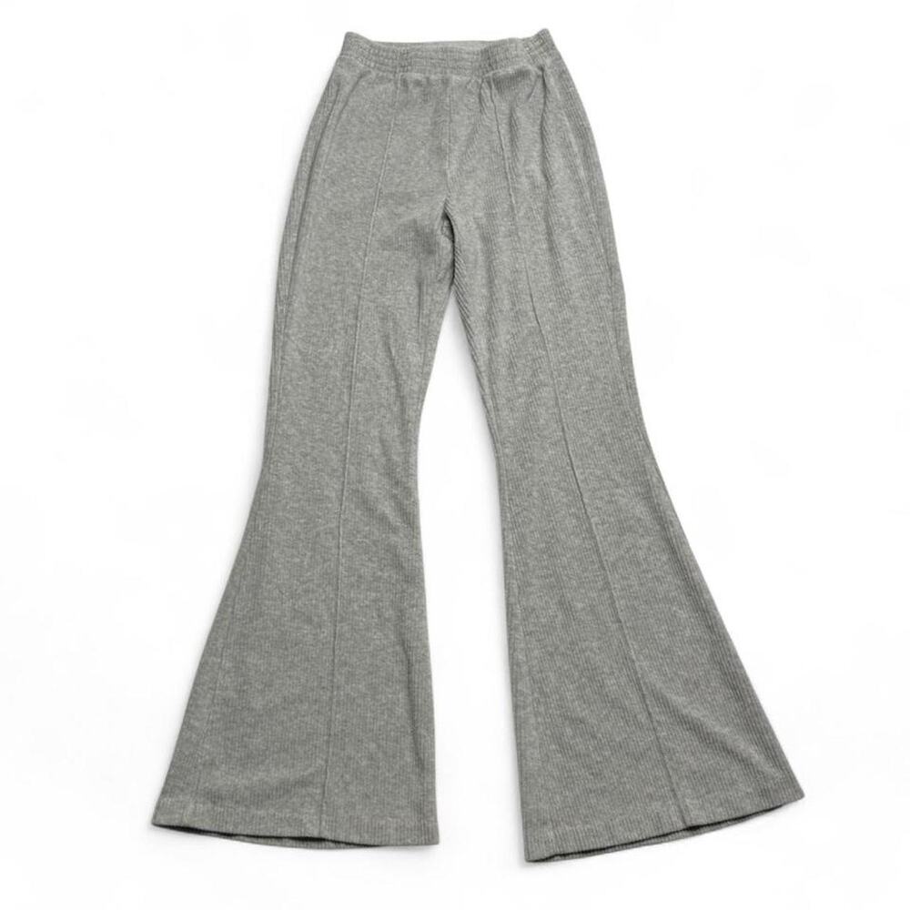 Aerie grey ribbed flare pants Size XS - Picture 1 of 6